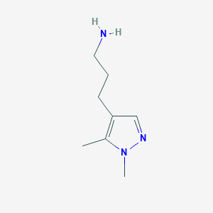 3-(1,5-dimethyl-1H-pyrazol-4-yl)propan-1-amine