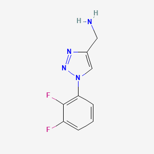[1-(2,3-difluorophenyl)-1H-1,2,3-triazol-4-yl]methanamine