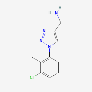 [1-(3-chloro-2-methylphenyl)-1H-1,2,3-triazol-4-yl]methanamine