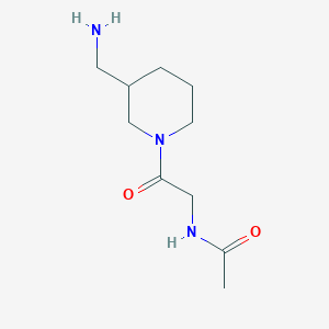 N-{2-[3-(aminomethyl)piperidin-1-yl]-2-oxoethyl}acetamide