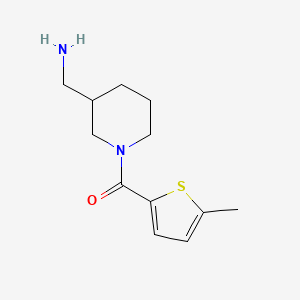 [1-(5-Methylthiophene-2-carbonyl)piperidin-3-yl]methanamine