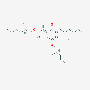 molecular formula C30H54O6 B14649422 tris(2-ethylhexyl) (E)-prop-1-ene-1,2,3-tricarboxylate CAS No. 52193-50-7