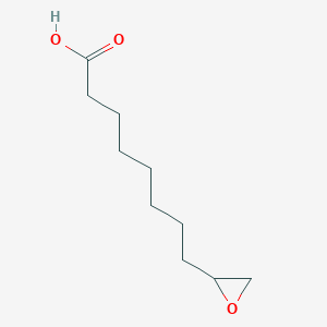 molecular formula C10H18O3 B14649430 Oxiraneoctanoic acid CAS No. 52703-79-4