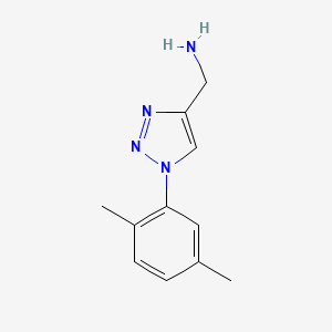 [1-(2,5-dimethylphenyl)-1H-1,2,3-triazol-4-yl]methanamine