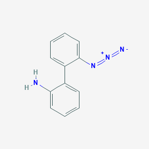 molecular formula C12H10N4 B14649440 [1,1'-Biphenyl]-2-amine, 2'-azido- CAS No. 54147-64-7