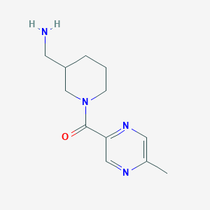 [1-(5-Methylpyrazine-2-carbonyl)piperidin-3-yl]methanamine
