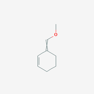 molecular formula C8H12O B14649482 3-(Methoxymethylidene)cyclohex-1-ene CAS No. 54210-79-6