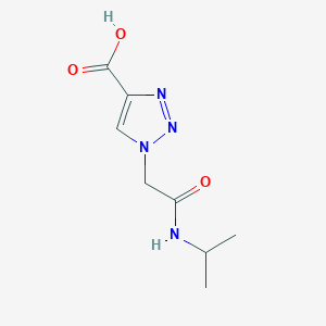 1-{[(propan-2-yl)carbamoyl]methyl}-1H-1,2,3-triazole-4-carboxylic acid