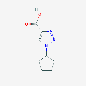 1-cyclopentyl-1H-1,2,3-triazole-4-carboxylic acid