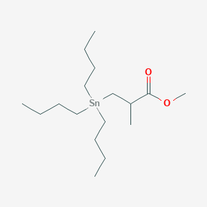 molecular formula C17H36O2Sn B14649580 Methyl 2-methyl-3-(tributylstannyl)propanoate CAS No. 51283-49-9