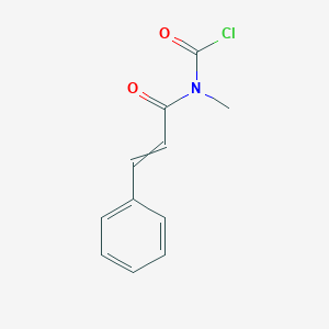 molecular formula C11H10ClNO2 B14649609 Methyl(3-phenylacryloyl)carbamyl chloride CAS No. 54256-42-7