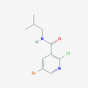 5-Bromo-2-chloro-N-isobutylnicotinamide