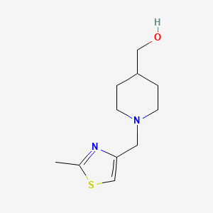 (1-((2-Methylthiazol-4-yl)methyl)piperidin-4-yl)methanol