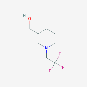 (1-(2,2,2-Trifluoroethyl)piperidin-3-yl)methanol