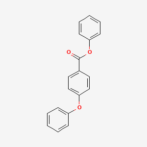 molecular formula C19H14O3 B14649676 Benzoic acid, 4-phenoxy-, phenyl ester CAS No. 50793-30-1