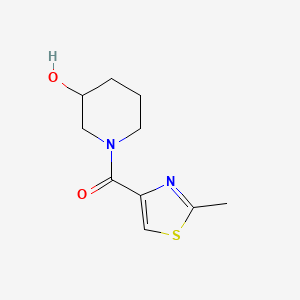 (3-Hydroxypiperidin-1-yl)(2-methylthiazol-4-yl)methanone