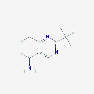 2-(tert-Butyl)-5,6,7,8-tetrahydro-5-quinazolinamine