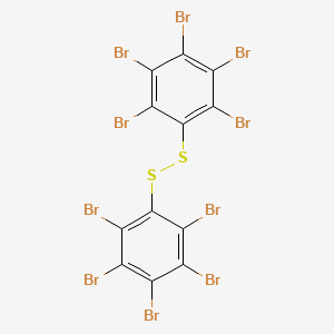 molecular formula C12Br10S2 B14649949 1,1'-Disulfanediylbis(pentabromobenzene) CAS No. 52735-61-2