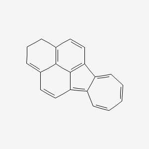 molecular formula C20H14 B14649951 Azuleno(1,2,3-cd)phenalene, 4,5-dihydro- CAS No. 54100-61-7