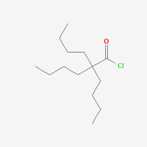 molecular formula C14H27ClO B14649976 2,2-Dibutylhexanoyl chloride CAS No. 52061-79-7
