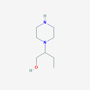 molecular formula C8H18N2O B1465005 2-(哌嗪-1-基)丁醇 CAS No. 787533-78-2