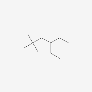 molecular formula C10H22 B14650084 Hexane, 4-ethyl-2,2-dimethyl- CAS No. 52896-99-8