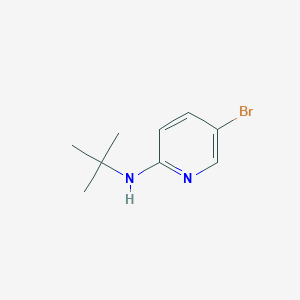 molecular formula C9H13BrN2 B1465009 N-(5-Bromo-2-pyridinyl)-N-(tert-butyl)amine CAS No. 1220034-41-2