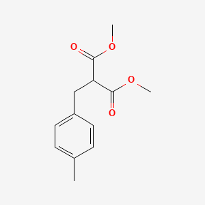 molecular formula C13H16O4 B14650094 Propanedioic acid, [(4-methylphenyl)methyl]-, dimethyl ester CAS No. 49769-82-6