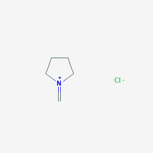 molecular formula C5H10ClN B14650097 Pyrrolidinium, 1-methylene-, chloride CAS No. 52853-03-9