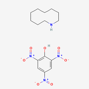 molecular formula C15H22N4O7 B14650130 azecane;2,4,6-trinitrophenol CAS No. 51206-66-7