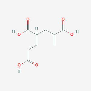 molecular formula C9H12O6 B14650235 Hex-5-ene-1,3,5-tricarboxylic acid CAS No. 50989-95-2