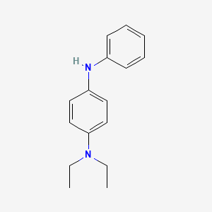 molecular formula C16H20N2 B14650353 N~1~,N~1~-Diethyl-N~4~-phenylbenzene-1,4-diamine CAS No. 43199-96-8