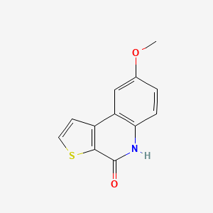 molecular formula C12H9NO2S B1465036 8-methoxythieno[2,3-c]quinolin-4(5H)-one CAS No. 1338535-49-1