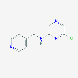 molecular formula C10H9ClN4 B1465039 6-Chloro-N-(4-pyridinylmethyl)-2-pyrazinamine CAS No. 1220030-75-0