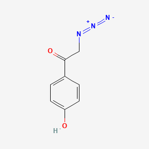 molecular formula C8H7N3O2 B1465042 2-叠氮基-1-(4-羟基苯基)乙酮 CAS No. 169315-44-0