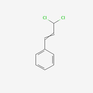 molecular formula C9H8Cl2 B14650444 Benzene, [(1E)-3,3-dichloro-1-propenyl]- CAS No. 51157-80-3