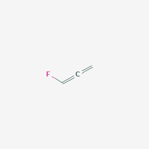 molecular formula C3H3F B14650455 1,2-Propadiene, 1-fluoro- CAS No. 51584-22-6