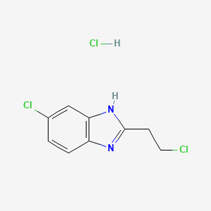 6-Chloro-2-(2-chloroethyl)-1h-benzimidazole hydrochloride