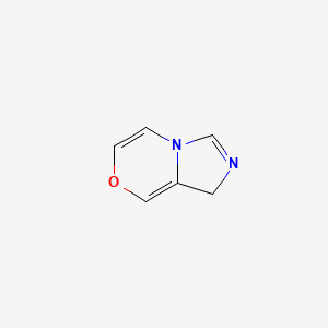 molecular formula C6H6N2O B14650487 1H-Imidazo[5,1-C][1,4]oxazine CAS No. 42341-20-8