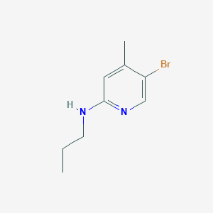 molecular formula C9H13BrN2 B1465049 5-bromo-4-methyl-N-propylpyridin-2-amine CAS No. 1220034-12-7