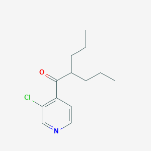 molecular formula C13H18ClNO B1465054 1-(3-Chloropyridin-4-yl)-2-propylpentan-1-one CAS No. 898785-73-4