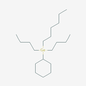 molecular formula C20H42Ge B14650549 Dibutyl-cyclohexyl-hexylgermane CAS No. 52036-37-0