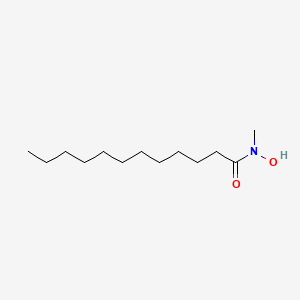 molecular formula C13H27NO2 B14650580 Dodecanamide, N-hydroxy-N-methyl- CAS No. 52753-89-6