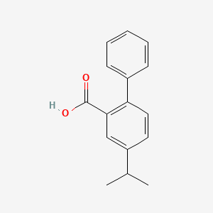 molecular formula C16H16O2 B1465059 4-Isopropylbiphenyl-2-carboxylic acid CAS No. 84392-25-6