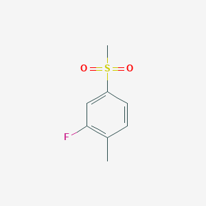 molecular formula C8H9FO2S B1465068 2-Fluoro-4-(methylsulfonyl)toluene CAS No. 828270-60-6
