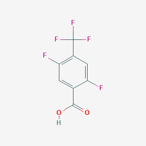 molecular formula C8H3F5O2 B1465076 2,5-Difluoro-4-(trifluoromethyl)benzoic acid CAS No. 261945-05-5