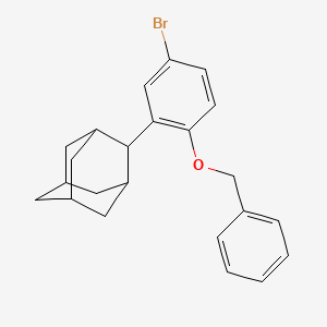 2-Adamantyl-1-benzyloxy-4-bromobenzene