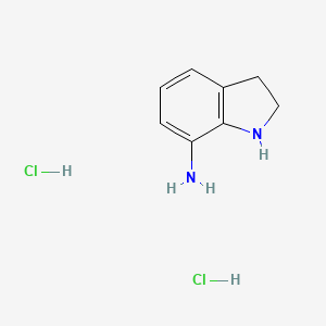 molecular formula C8H12Cl2N2 B1465082 Indolin-7-amine dihydrochloride CAS No. 2759-13-9