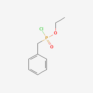 molecular formula C9H12ClO2P B14650857 Ethyl benzylphosphonochloridate CAS No. 41760-95-6