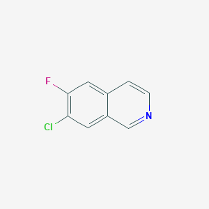 molecular formula C9H5ClFN B1465093 7-Chloro-6-fluoroisoquinoline CAS No. 918490-51-4